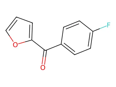 (4-Fluorophenyl)(2-furyl)methanone structure