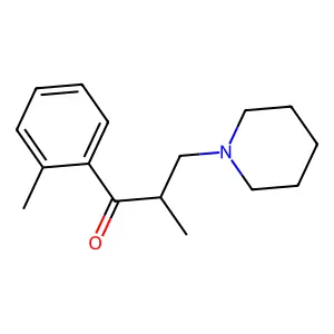 1-Propanone, 2-methyl-1-(2-methylphenyl)-3-(1-pi structure