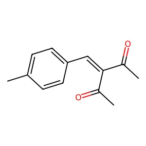 3-[(4-Methylphenyl)methylidene]pentane-2,4-dione structure