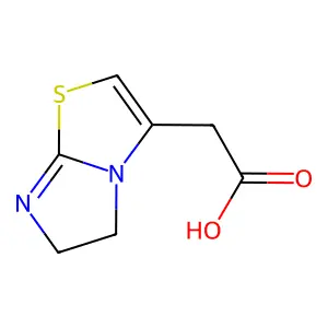 5,6-Dihydroimidazo[2,1-b][1,3]thiazol-3-ylacetic acid structure