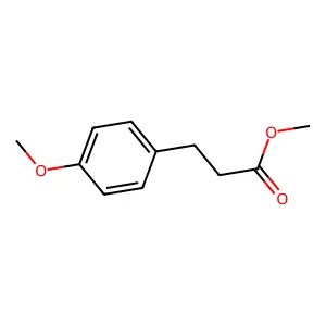 Methyl 3-(4-methoxyphenyl)propanoate structure