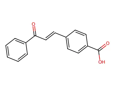 4-Carboxychalcone structure