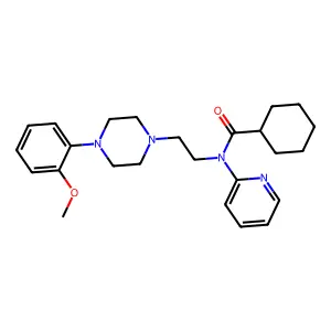(11C-Methyl)WAY-100635 structure