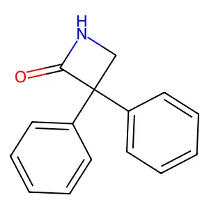 2-Azetidinone, 3,3-diphenyl- structure
