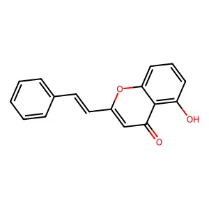 5-Hydroxy-2-Styrylchromone structure