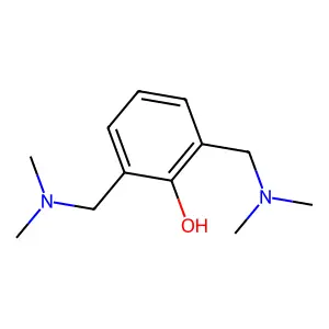 α,α'-双(二甲氨基)-2,6-二甲基苯酚 structure