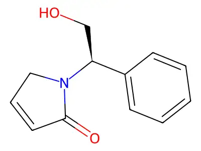 (R)-1-(2-Hydroxy-1-phenylethyl)-1H-pyrrol-2(5H)-one structure