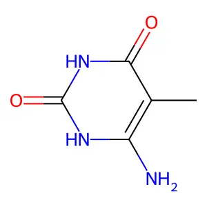 6-Aminothymine structure