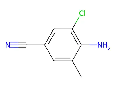 4-Amino-3-chloro-5-methylbenzonitrile structure