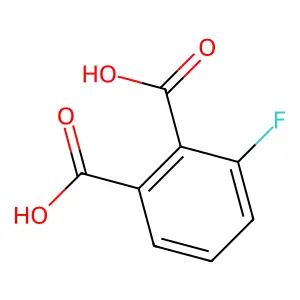 3-氟邻苯二甲酸 structure
