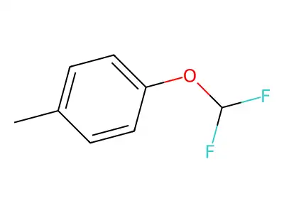 alpha,alpha-Difluoro-p-methylanisole structure