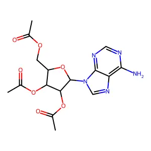 Vidarabine 2',3',5'-triacetate structure