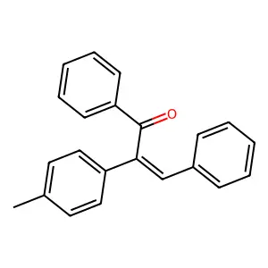 2-(4-Methylphenyl)-1,3-diphenylprop-2-en-1-one structure
