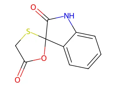 Spiro[1,3-oxathiolane-2,3'-indoline]-5,7-dione structure