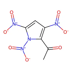 1,3,5-Trinitro-2-acetylpyrrole structure