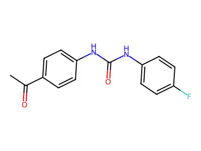 1-(4-Acetylphenyl)-3-(4-fluorophenyl)urea structure