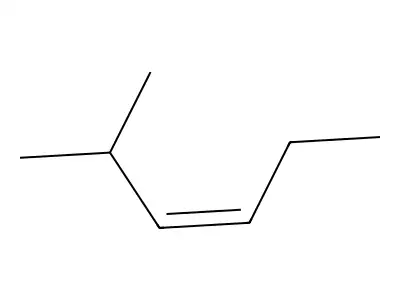(3E)-2-Methyl-3-hexene structure