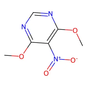4,6-二甲氧基-5-硝基嘧啶 structure