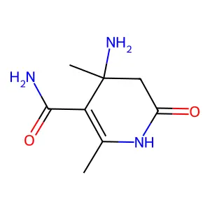4-氨基-1,4,5,6-四氢-2,4-二甲基-6-氧代烟酰胺 structure