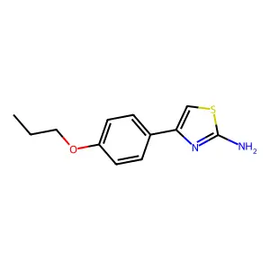 4-(4-Propoxyphenyl)thiazol-2-amine structure