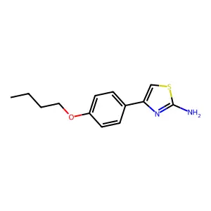 4-(4-Butoxyphenyl)-1,3-thiazol-2-amine structure