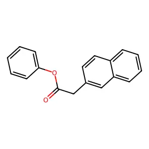 2-萘乙酸, 苯基 ester structure