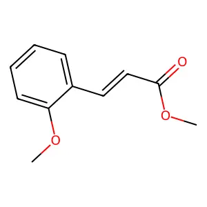 Methyl (2E)-3-(2-methoxyphenyl)-2-propenoate structure