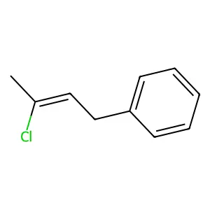 (3-Chloro-2-buten-1-yl)benzene structure