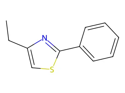 4-Ethyl-2-phenyl-1,3-thiazole structure