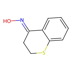 2,3-二氢-4H-1-苯并硫代吡喃-4-酮 肟 structure
