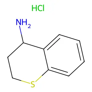 (3,4-二氢-2H-1-苯并硫代吡喃-4-基)氯化铵 structure