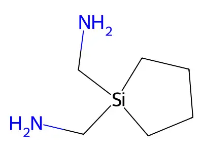 [1-(Aminomethyl)silolan-1-yl]methanamine structure