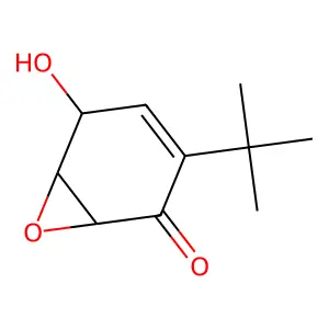 6-tert-Butyl-2,3-epoxy-1,4-benzoquinone structure