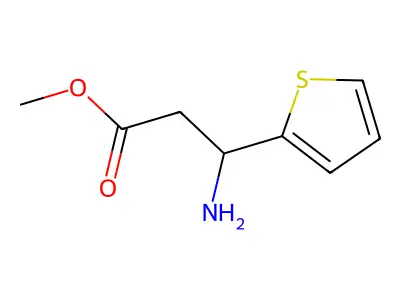 Methyl 3-amino-3-(2-thienyl)propanoate structure