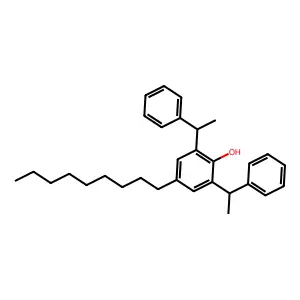 4-壬基-2,6-双(1-苯乙基)苯酚 structure
