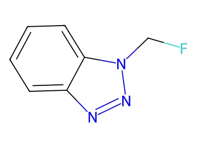1-(Fluoromethyl)benzotriazole structure