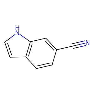 1H-吲哚-6-甲腈 structure