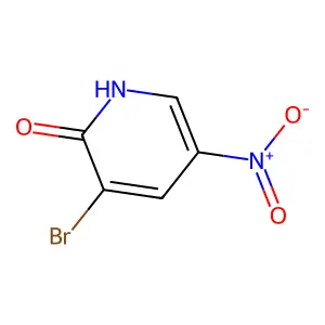 3-Bromo-2-hydroxy-5-nitropyridine structure