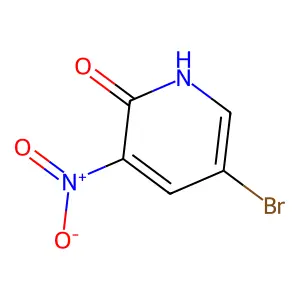 5-溴-3-硝基-2-吡啶酮 structure