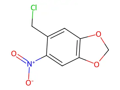 5-(Chloromethyl)-6-nitro-1,3-benzodioxole structure