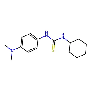 1-Cyclohexyl-3-[4-(dimethylamino)phenyl]thiourea structure