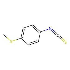 4-(Methylthio)phenyl isothiocyanate structure