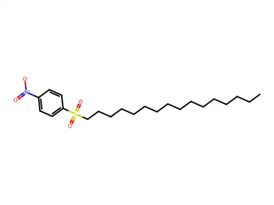 1-(Hexadecylsulfonyl)-4-nitrobenzene structure