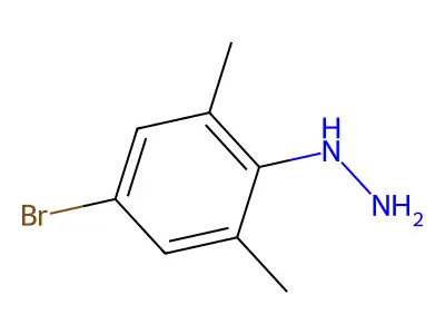 (4-Bromo-2,6-dimethylphenyl)hydrazine structure