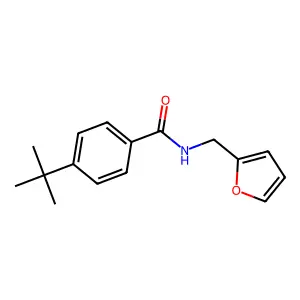 4-Tert-butyl-N-(2-furylmethyl)benzamide structure