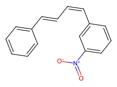 Benzene,1-nitro-3-(4-phenyl-1,3-butadien-1-YL)- structure