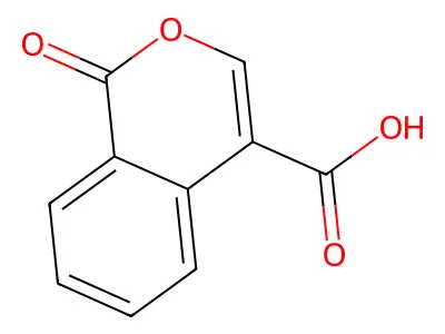 1-Oxo-1H-isochromene-4-carboxylic acid structure