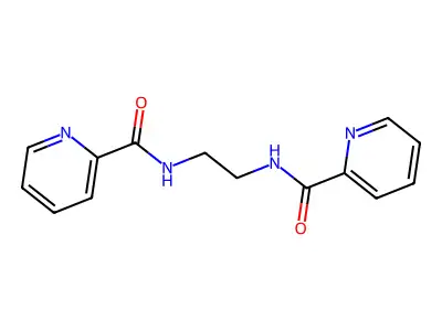 N-[2-(pyridine-2-carbonylamino)ethyl]pyridine-2-carboxamide structure