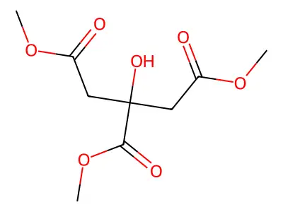 柠檬酸三甲酯 structure