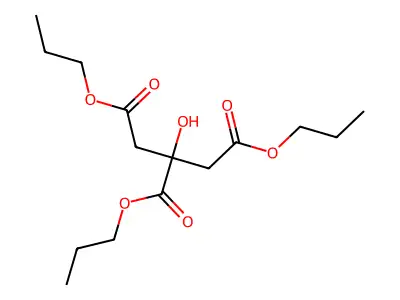 Tripropyl citrate structure